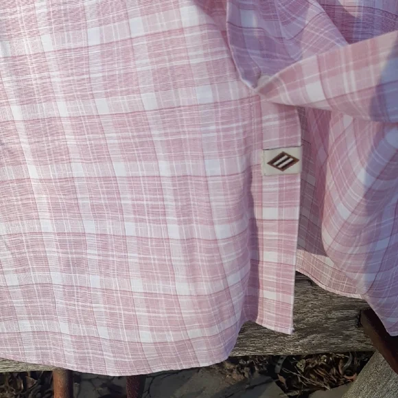 LNWOT Joseph ABOUND MAUVE/PINK Plaid Button Down Shirt NON-IRON*CLASSIC FIT* XLT - Picture 3 of 6